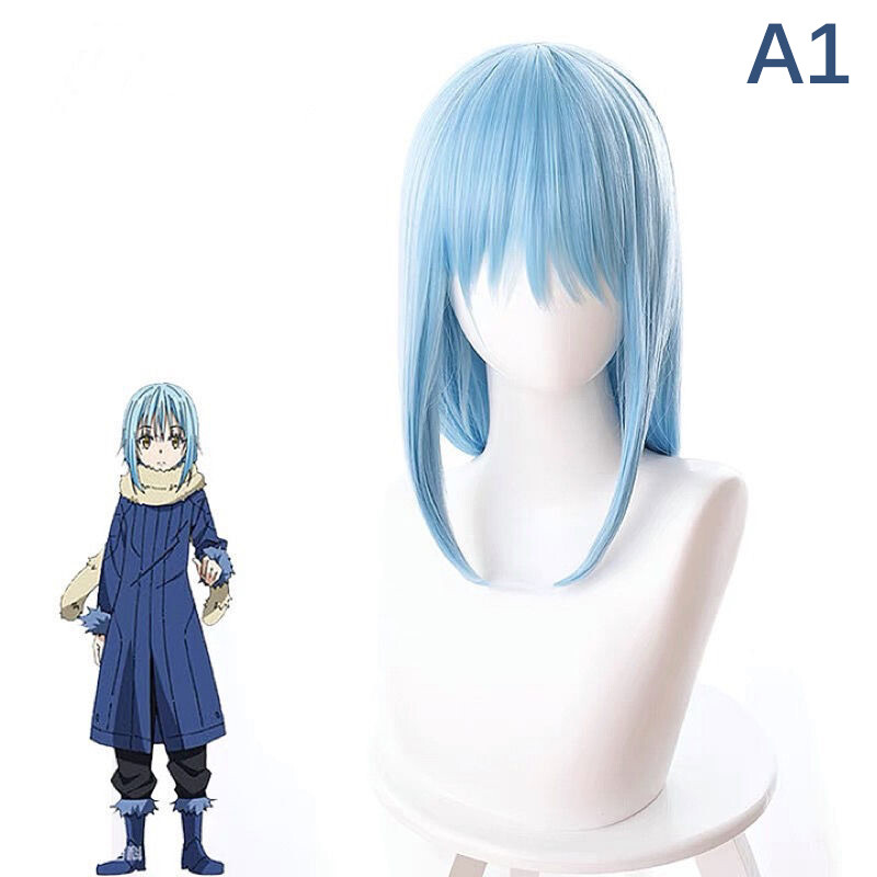 Lần đó tôi tái sinh thành một bộ tóc giả hóa trang slime rimuru tempest blue wig