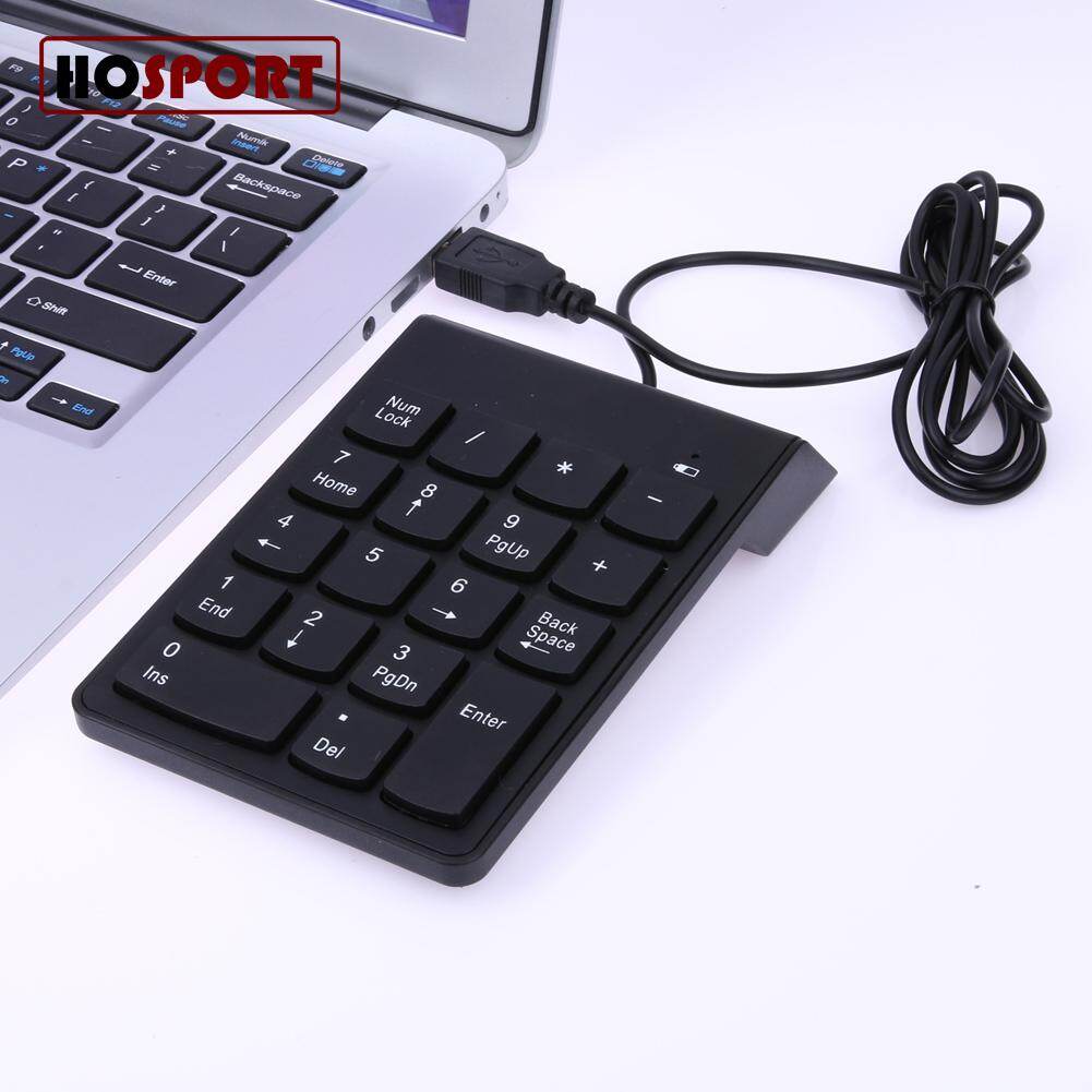 [HOSPORT] Bàn Phím Num USB Mini 18 Phím Bàn Phím Số Bàn Phím Cho Máy Tính Xách Tay Máy Tính Xách Tay