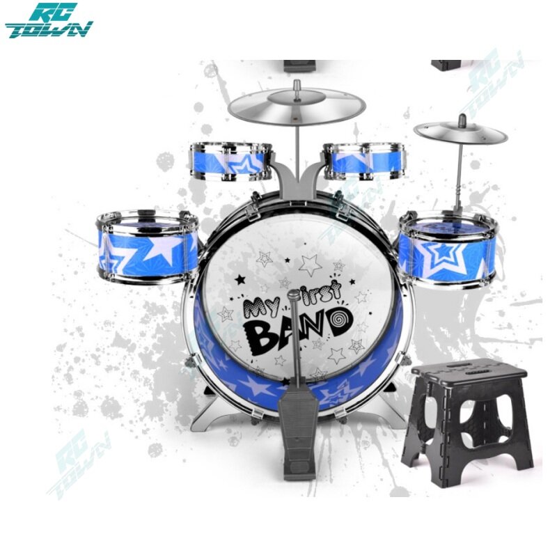 RCTOWN Bộ Mô Phỏng Trống Cho Trẻ Em Đồ Chơi Chân Trống Jazz Bộ Gõ Nhạc Cho Trẻ Em Quà Tặng Sinh Nhật Bé Trai Bé Gái
