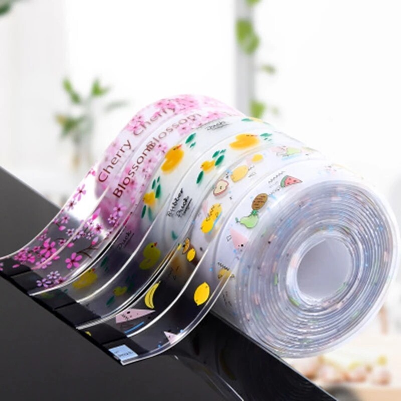 Miếng Dán Đường May Đẹp, Băng Dính Chống Thấm Nước Chống Nấm Mốc Cho Nhà Bếp Và Bồn Rửa Phòng Tắm Chống Ẩm Miếng Dán Bồn Cầu Bể Bơi