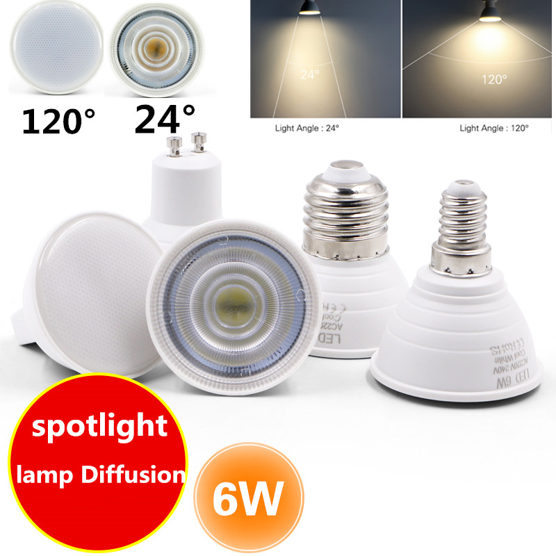 Đèn LED Bóng Đèn GU10 MR16 GU5.3 E27 E14 2W 3W 4W 5W 6W 220V Đèn Ngưng Tụ LED Lampada Đèn Chiếu Khuếch Tán, Tiết Kiệm Năng Lượng