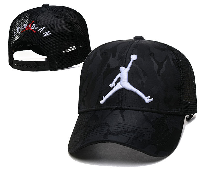 black and red jordan cap