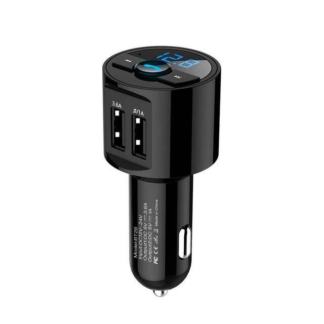 Bộ Sạc Nhanh Usb 3.6a Bộ Thiết Bị Bluetooth Trên Xe Hơi Bộ Điều Chế Máy Phát Fm Carkit Máy Nghe Nhạc Mp3 Rảnh Tay Không Dây Âm Thanh Điện Thoại S6i0
