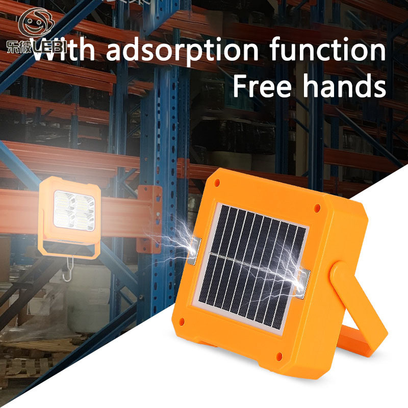 Lebi đèn pha sạc led khẩn cấp cúp điện ngoài trời đèn xách tay năng lượng mặt trời cho gia đình