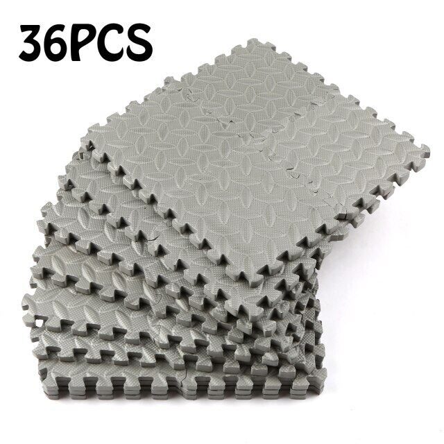 36 Cái Thảm Trải Sàn Dày 15*15*1Cm Đệm Eva Bảo Vệ Thảm Tập Thể Dục Xốp Chống Trượt Cho Trong Nhà