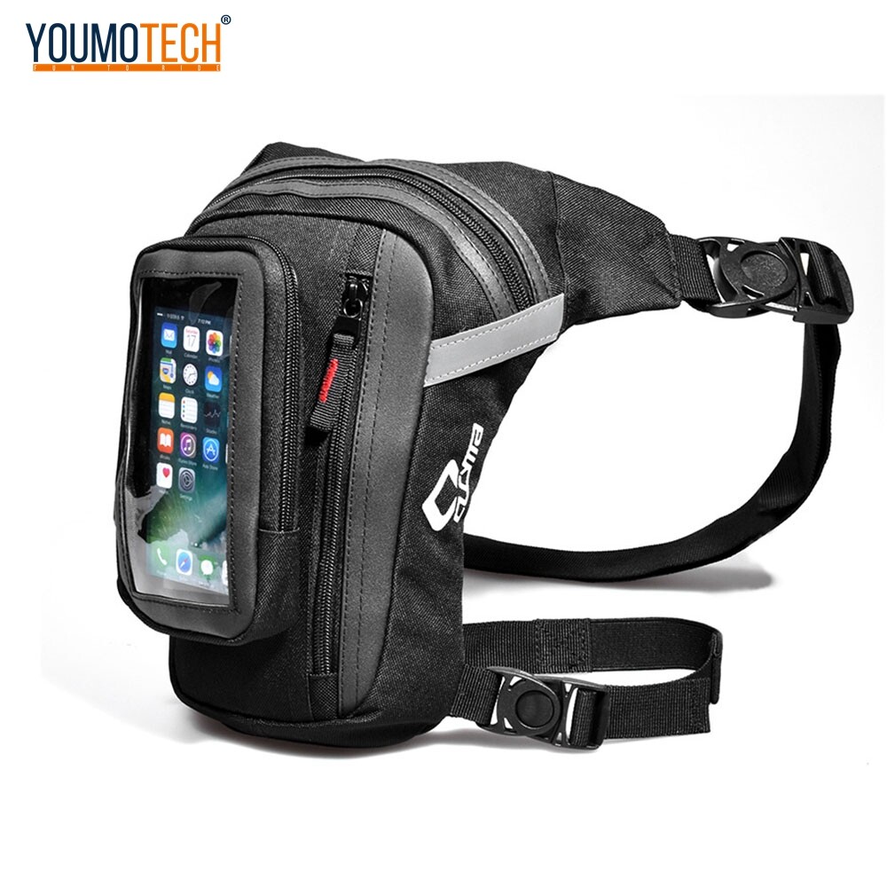 Youmotech túi đeo hông nam túi đeo đùi chống nước túi đeo hông xe mô tô túi đeo chân xe máy hông hông cưỡi ngựa cho suzuki yamaha thông dụng