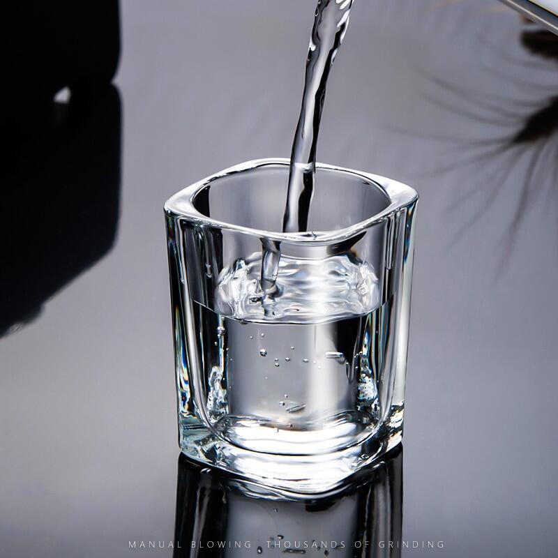 Bộ ly đo Shot rượu ly rượu vang trắng ngăn để cốc Bộ đồ uống tinh thần thanh KTV đồ để ly rượu kính giá trữ cốc