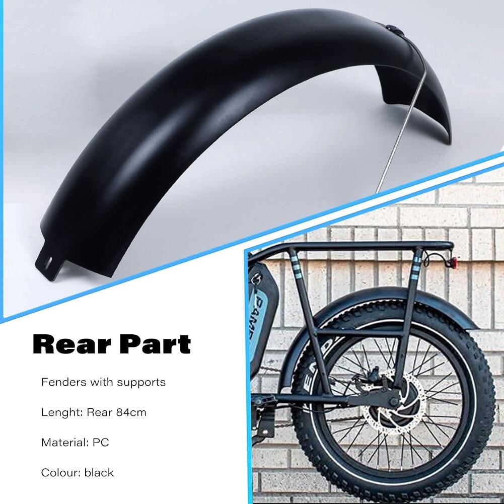 Chắn bùn trước xe đạp tuyết 20x5 inch đôi cánh xe đạp điện bánh sau chắn bùn dành cho đạp xe bãi biển