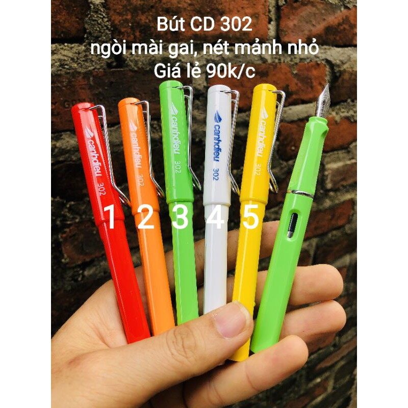 Bút cd302 (ngòi mài gai, nét siêu mảnh)