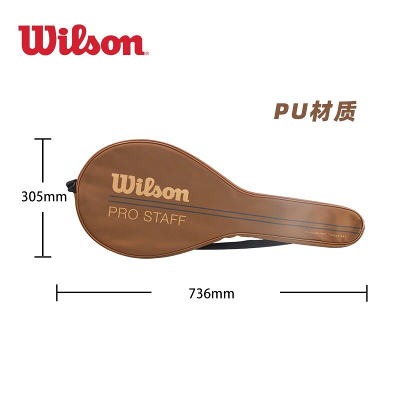 Wilson sẽ giành được Vợt Tennis Bộ Túi Vợt Tennis đơn nam và nữ Wilson Túi đeo vai một bên Tennis đơ