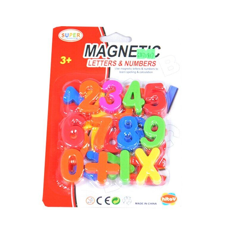3D huruf Dan nomor bayi một Pendidikan dini magnetik đồ chơi đầy màu sắc