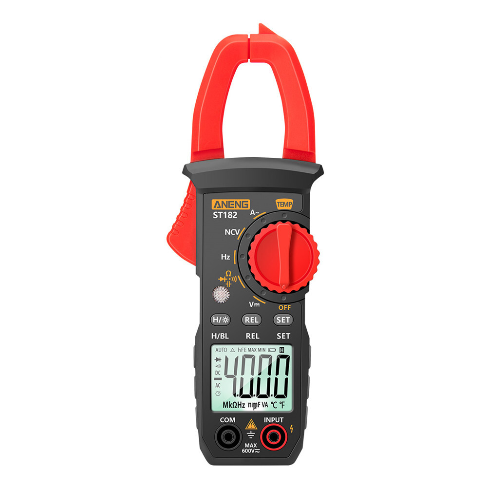 Kkmoon đồng hồ kẹp dòng điện xoay chiều kỹ thuật số đếm 4000 st182 đồng hồ vạn năng phạm vi tự động 400a có đèn nền đồng hồ đo điện áp đồng hồ kẹp kẹp kiểm tra ncv ampe kế đồng hồ đo vạn năng