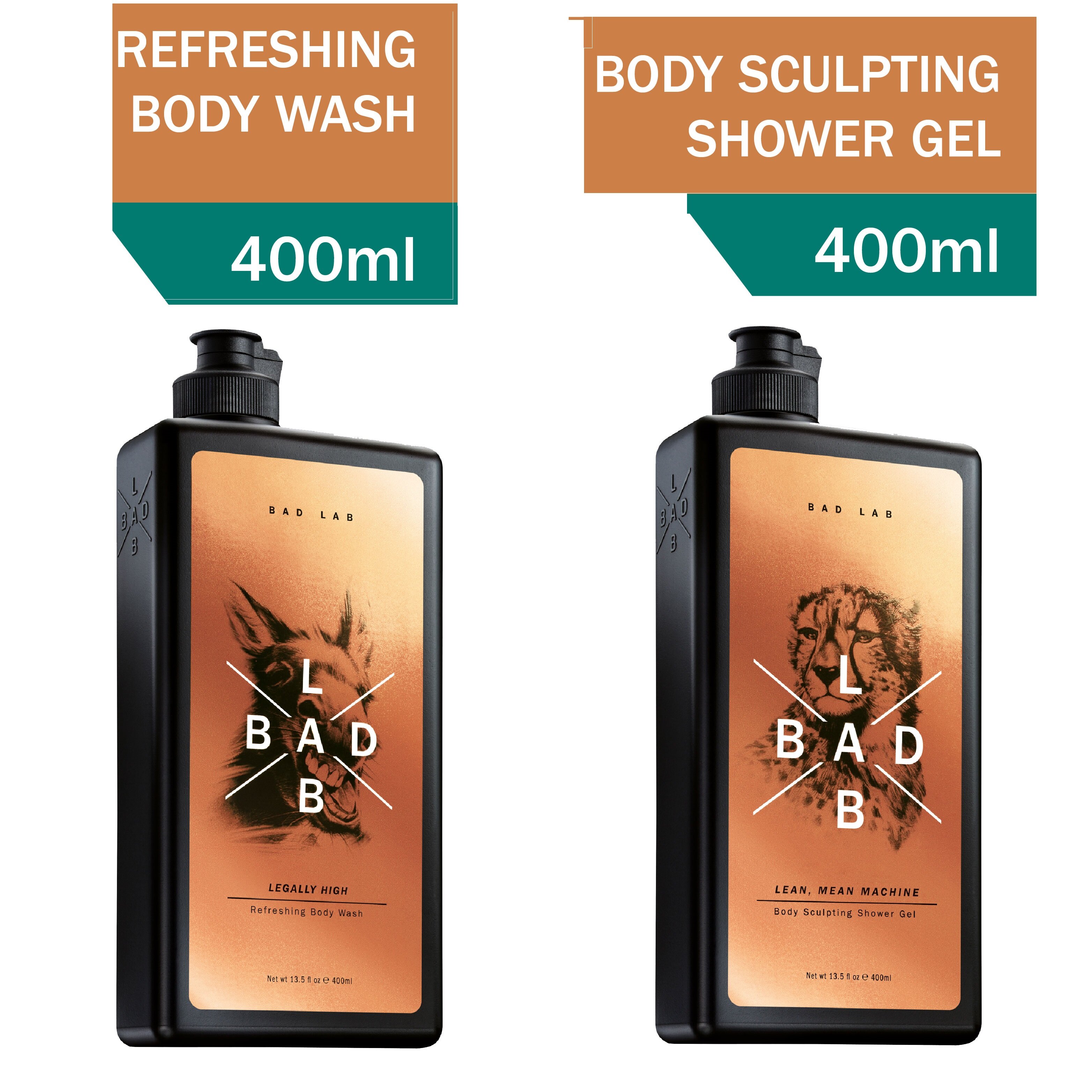 Badlab Body Shower Gel 400ml Refreshing Sculpting Lazada