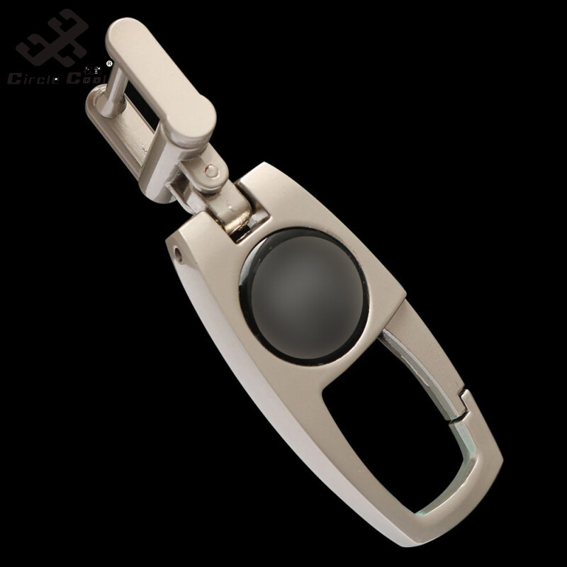 Vòng Giữ Móc Chìa Khóa Xe Hơi Hình Tròn Sáng Tạo Tinh Thần Ngầu Cho Nam Giới【cod】