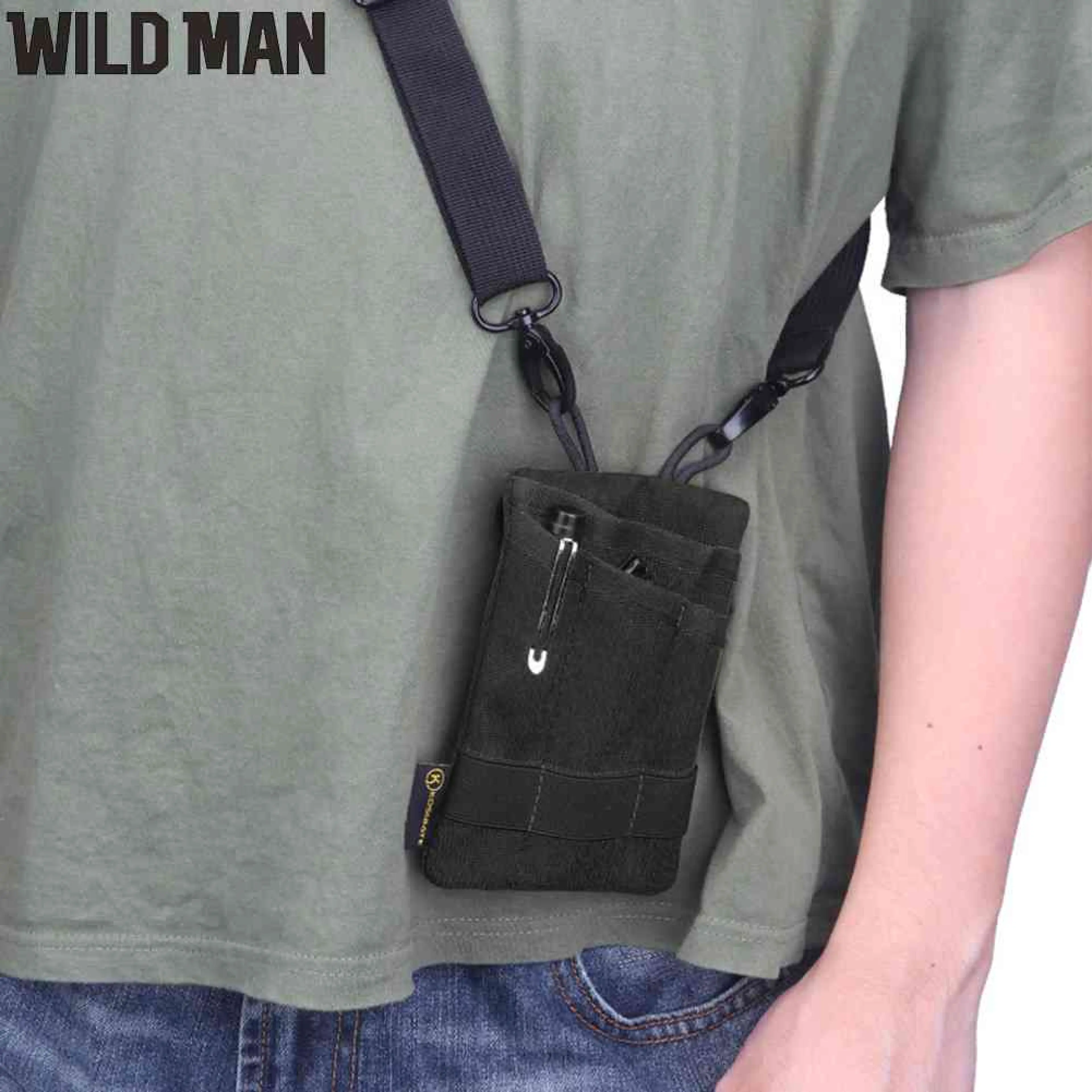 Mini EDC Gear Pouch Bag Multifunctional Sundries Storage Bags Camping Wear-resistant Purse Key Handbag Outdoor Hunting Bag