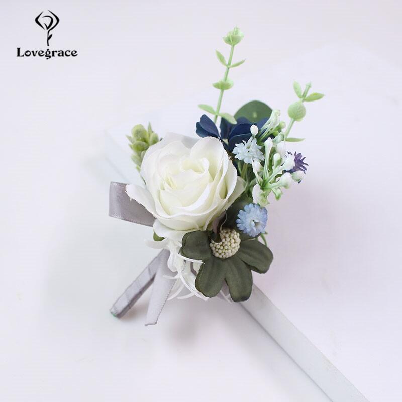 2    wedding boutonniere corsage marriage brooch pin (21)