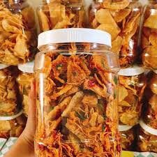 1Kg Cơm Cháy Chiên Mắm Tỏi Lắc Khô Gà Lá Chanh Cay Xè !!!