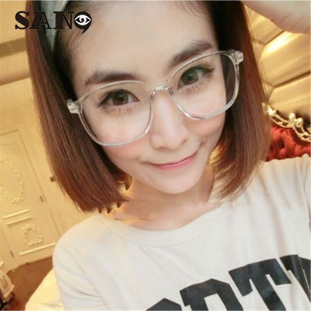 【A NEW】 Fashion Korean Eyeglasses Frame Woemen/Men Eyewear With Clear Lens