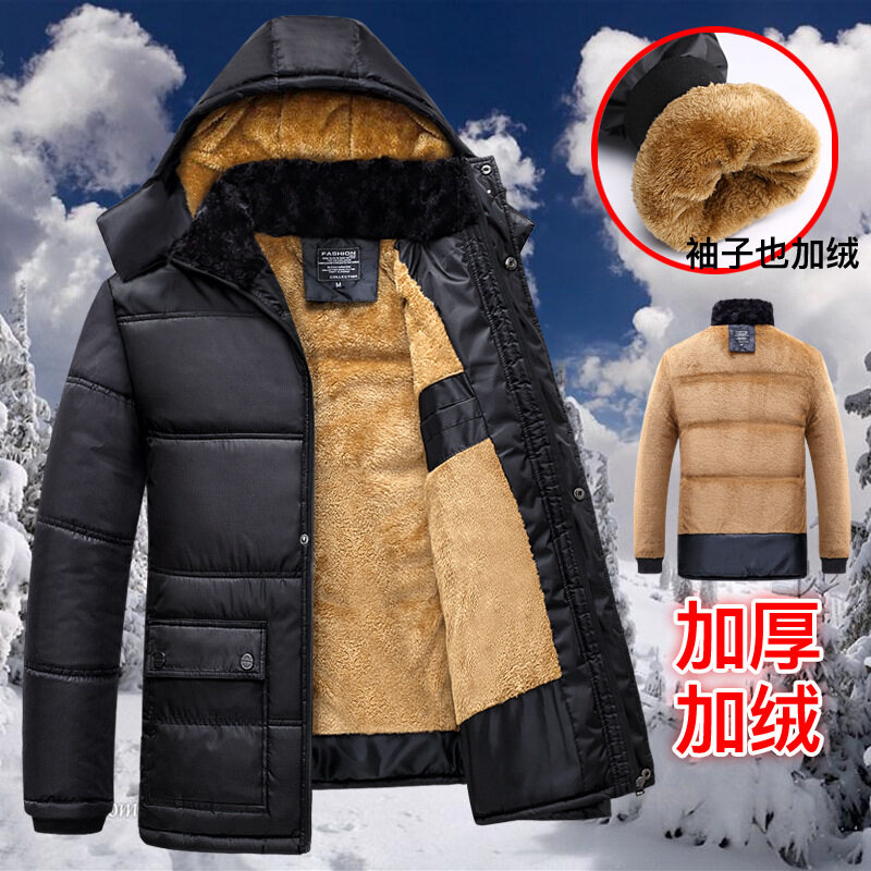 Mens bubble jacket hot sale with fur hood