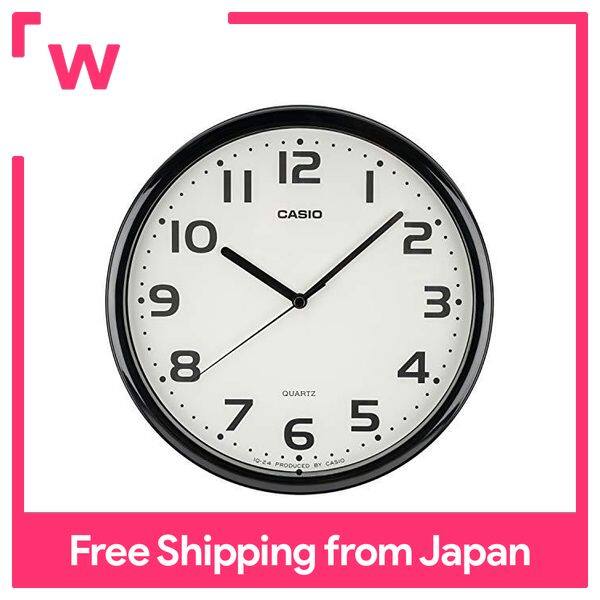 Casio đồng hồ treo tường màu đen đường kính 25cm analog mq-24 thiết kế iq-24-1jf