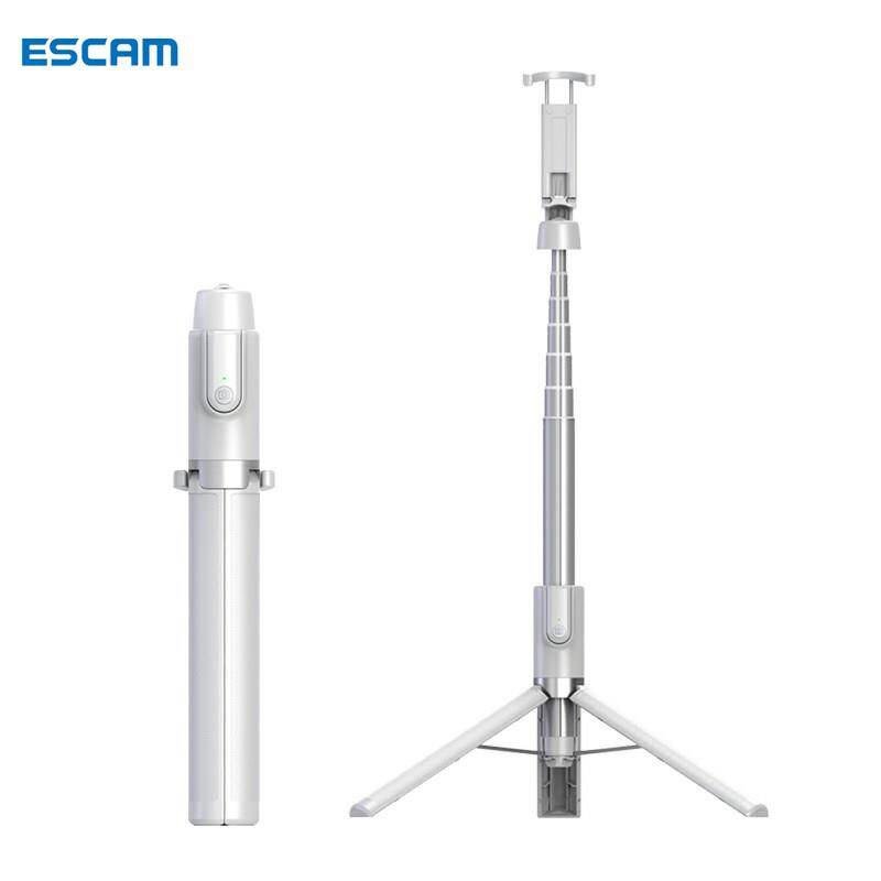 ESCAM SEAJIC Tripod điện Thoại Gậy Chụp Ảnh Tự Sướng Bluetooth 2 Trong 1 Có Thể Mở Rộng AB403 Chân Máy Ẩn Với Màn Trập Từ Xa Chân Máy Cho Điện Thoại Di Động