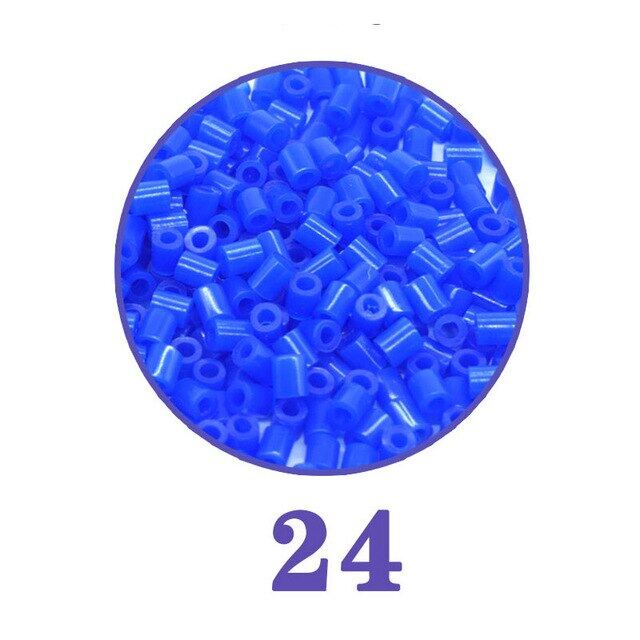 ของเล่นปริศนาลูกประคำ20000ชิ้น/แพ็คมม.,ลูกปริศนา Diy 24สีเลือกของเล่นลูกปัดฟิวส์2.6