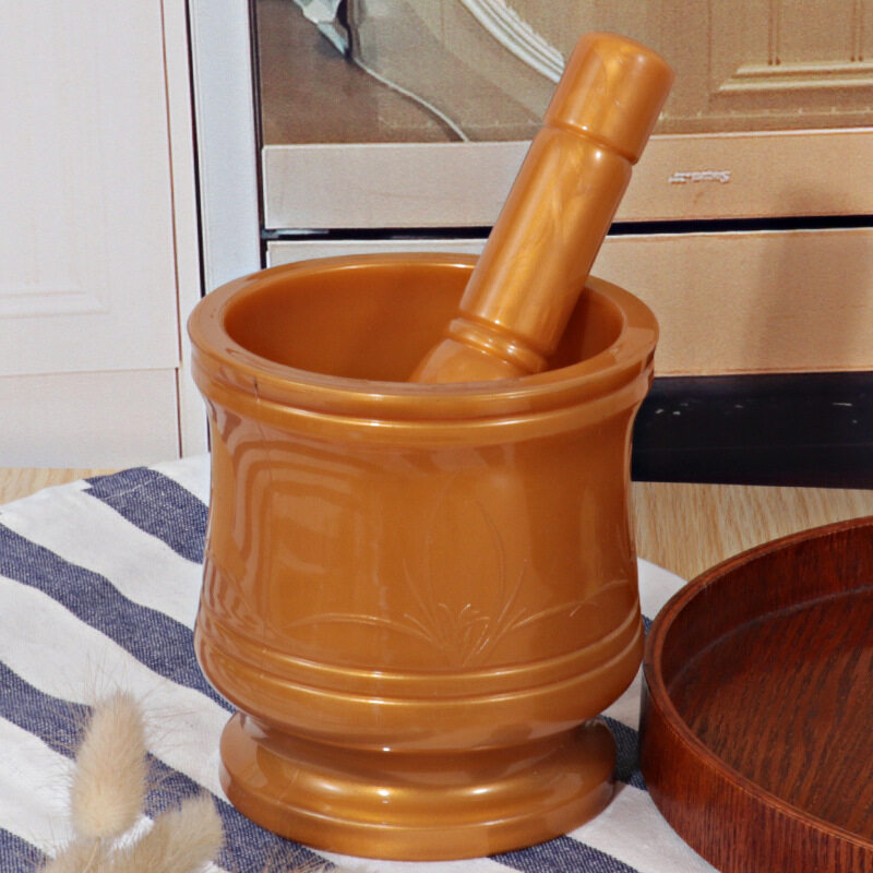 Generic Mortar Pestle Set Guacamole Herbs Spice Grinder Bowl Food Mill