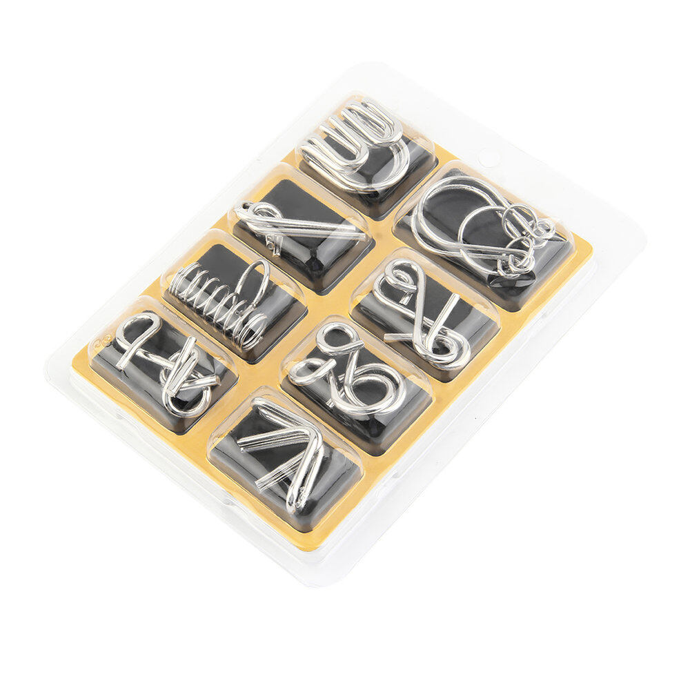 Lalove classic iq metal puzzle brain teaser giải trí dây câu đố đồ chơi trò chơi