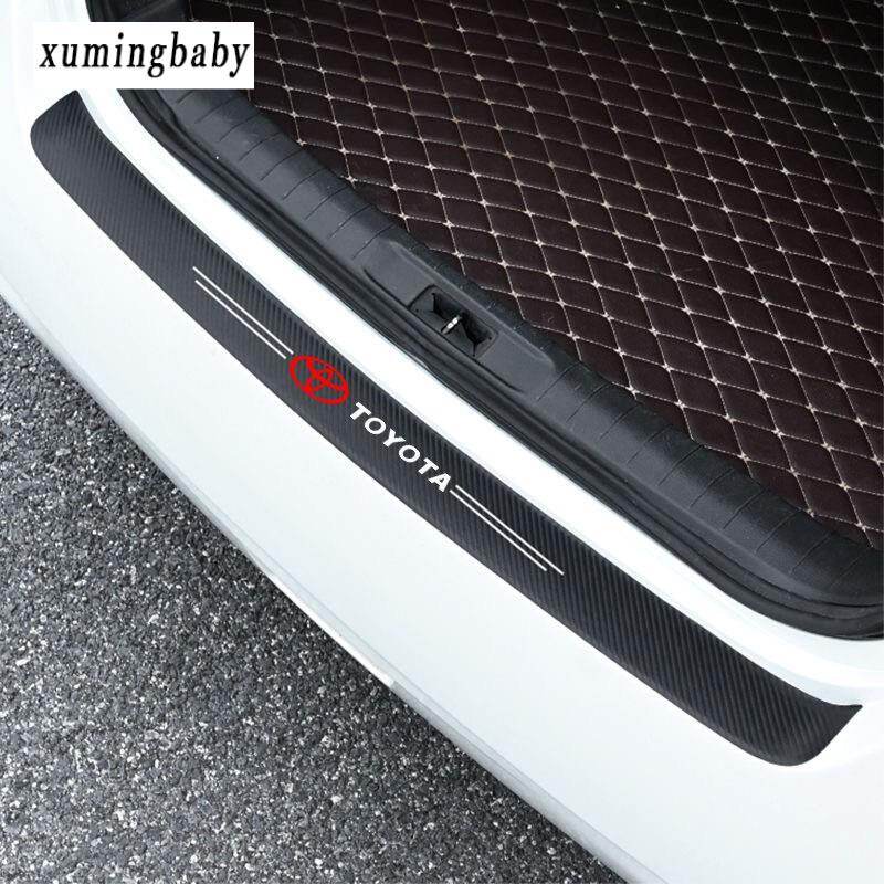 Xuming Toyota คาร์บอนไฟเบอร์หนังคิ้วแต่งรถยนต์เหมาะสำหรับ Rush/Wigo/Innova/Calya/Dyna/Yaris/Sienta/Fortuner/Harrier/Vios/Camry/Corolla/Cross/Wish/Revo/Hiace/altis ราคา 77 บาท*ส่งฟรี