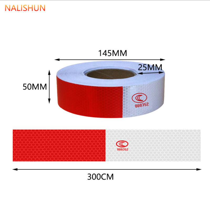 Miếng Dán Phản Quang Xe Ô Tô 30M Dải Phản Quang Nhãn Dán Xe Tải An Toàn Cho Phương Tiện Giao Thông Phim Đánh Dấu Cảnh Báo Ban Đêm Dạ Quang Cơ Thể