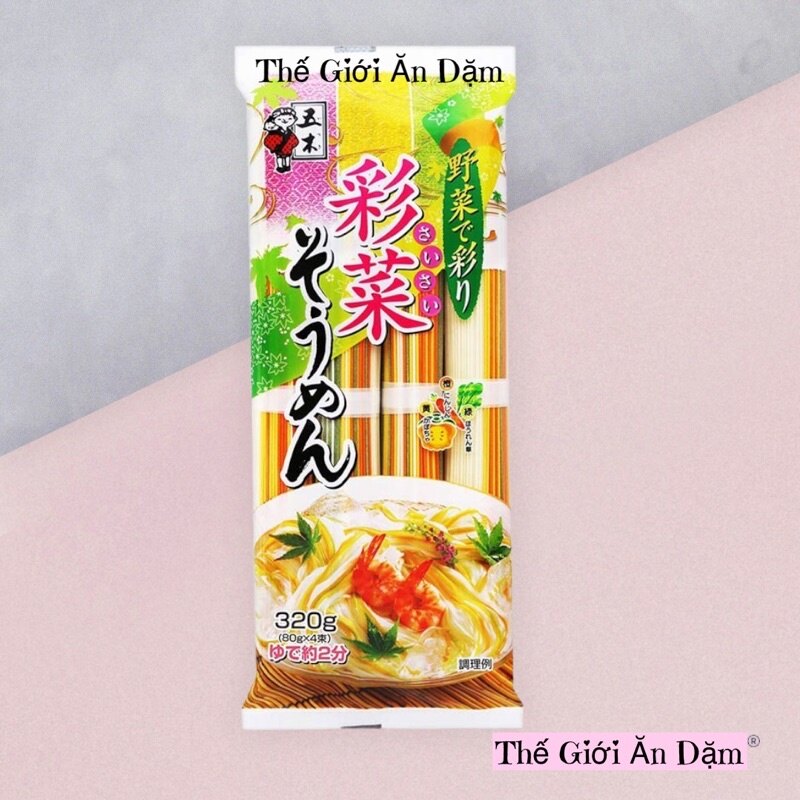 Mì somen rau củ itsukifoods 320g