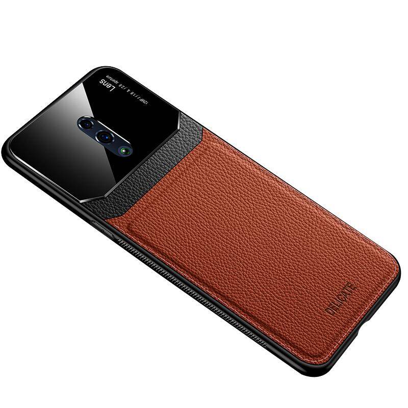 Ốp điện thoại silicon lưng da chống bụi chống sốc cho OPPO K3 Realme X On
