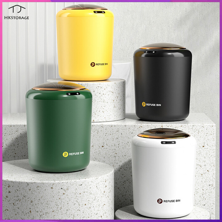 HKStorage Intelligent trash can, electric induction, living room, home bathroom, bedroom, automatic flip with cover, high beauty trash can ราคา 1,158 บาท*ส่งฟรี