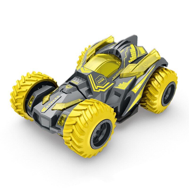 ABS dua Sisi penggerak empat roda mainan inersia Mobil aksi takrakan