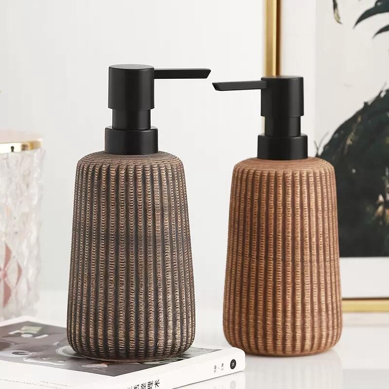 Dung dịch phủ ceramic đồ chia xà phòng 400ml tay chai rửa xà bông tắm dầu gội chai phụ kiện phòng tắm