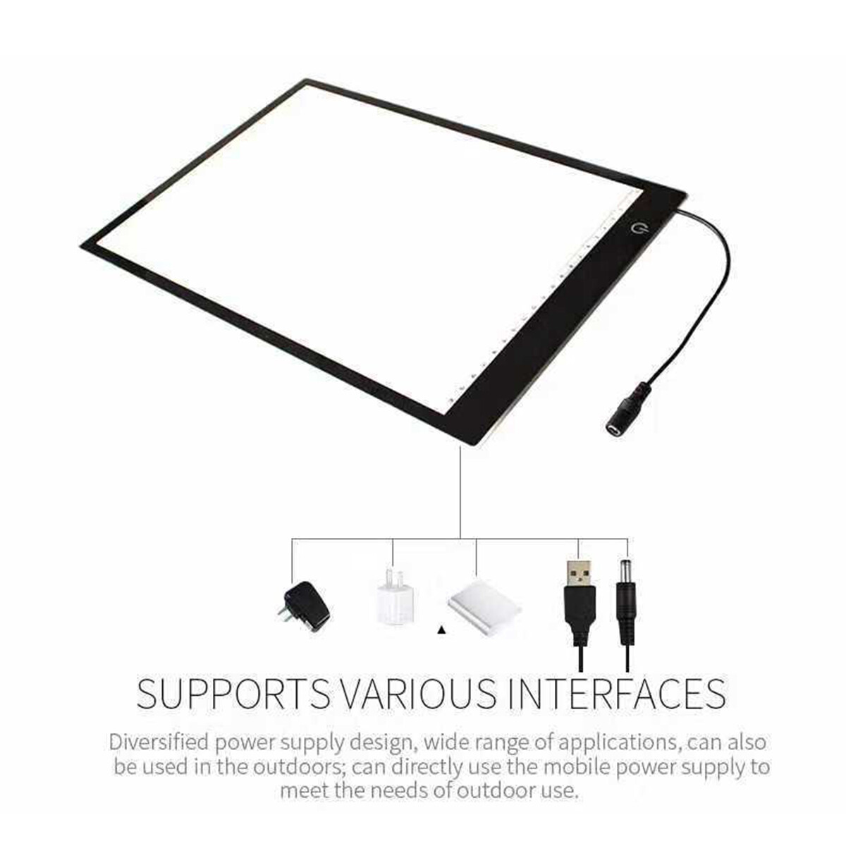 Generic A3 A4 A5 LED Light Box Tracing Drawing Board Art Design Pad