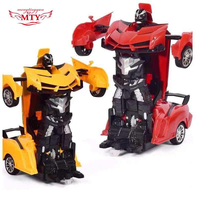 1/18 Electric RC Car Drift One Key Deformation Outdoor Remote Wireless Control Sports Deformation Car Robots Model Toy for Children Gift ราคา 491 บาท*ส่งฟรี