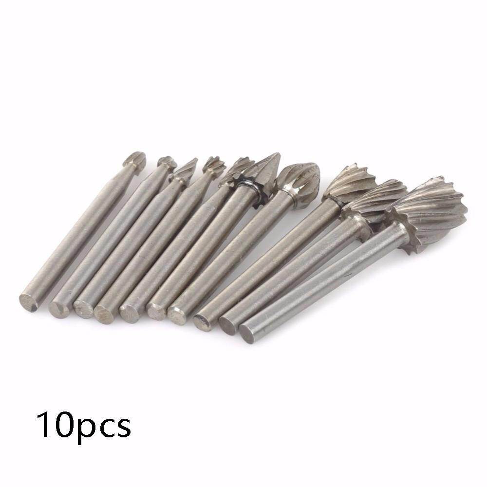 Bộ 10 Mũi Khoan Comforhome, Dụng Cụ Quay 1/8 Mũi Khoan Cho Gạch Lát Gỗ, Đá Cẩm Thạch Chất Liệu Kim Loại, Bộ Mũi Thép Tốc Độ Cao
