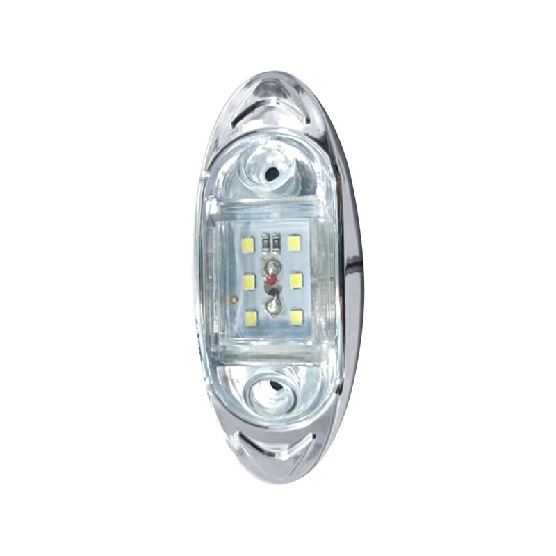 6 Đèn LED Bên Hông 24 V Đèn Tín Hiệu Đánh Dấu Màu Vàng/Đỏ/Xanh Dương/Xanh Lá Cây/Trắng Xe Tải 6LED