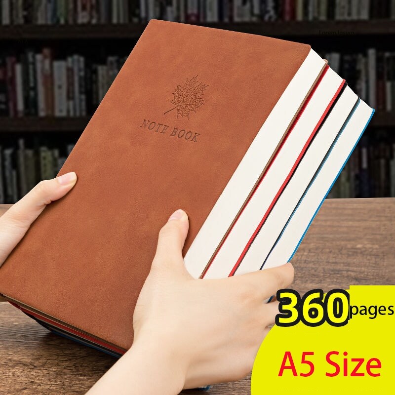 【YUCHEN Home furnishing】❆♕✹ A5/B5 Notebook Thick Notepad Diary Business Wholesale Record Thicken