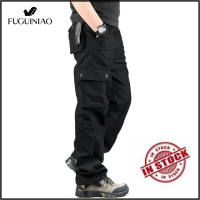 Fuguiniao High Quality Mens Cargo Pants Casual Mens Pant Multi Pocket Military Overall Men Outdoors Long Trousers 29-44 Plus size
