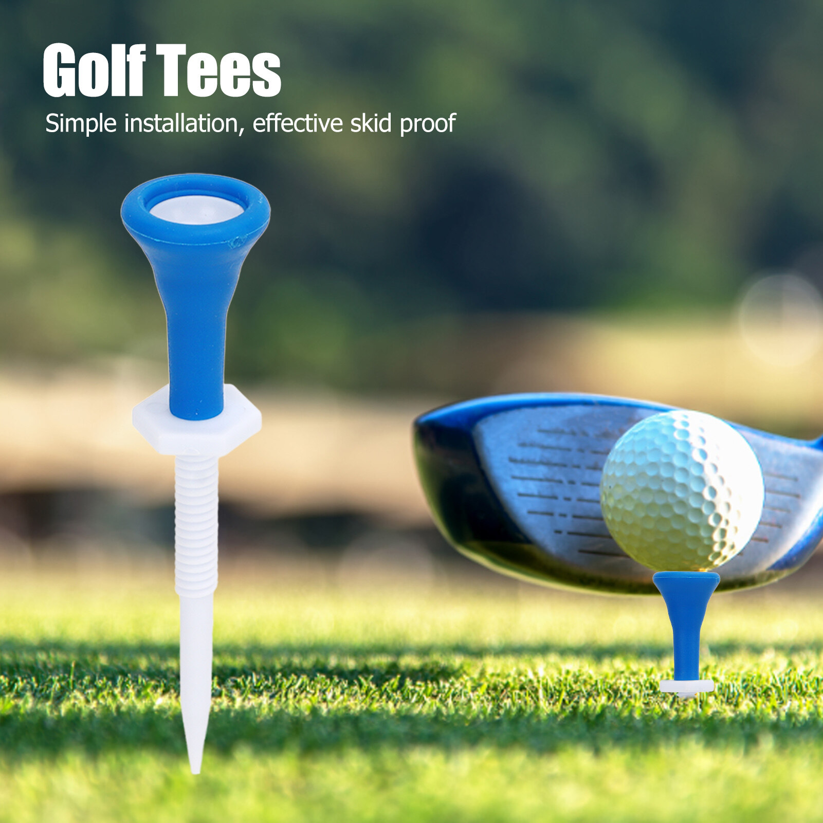 Giá đỡ bóng golf chống mòn Golf ma sát giảm Tees cho sân golf
