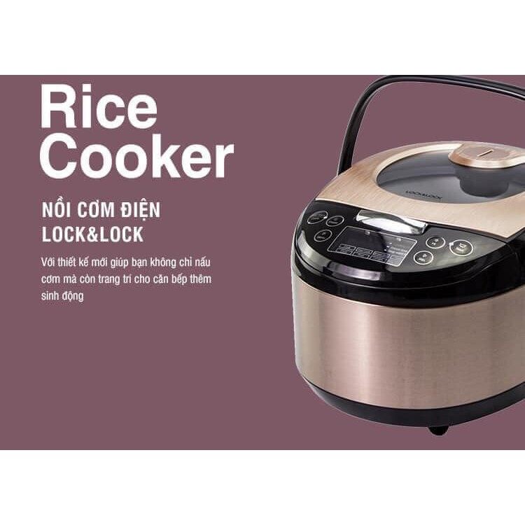 Nồi cơm điện lock & lock ejr352 1,8l - hàng chính hãng bảo hành 12 tháng--