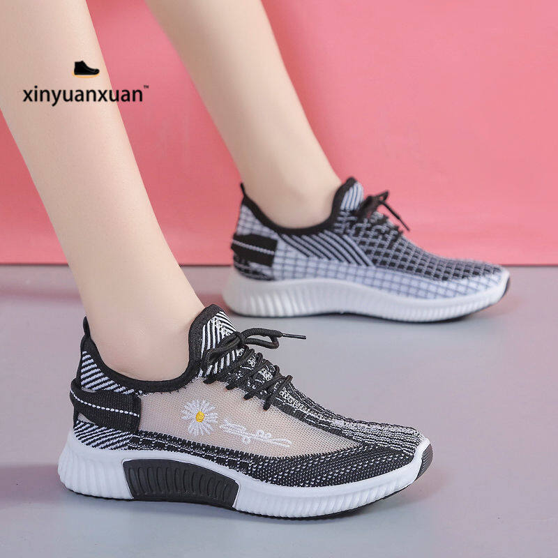 New Arrival New Lacing strap Self-cultivation Trend Flat Bottom Mesh Water proof Skid running Shoes Outdoors Sports Shoes Classic Fashion Sneakers