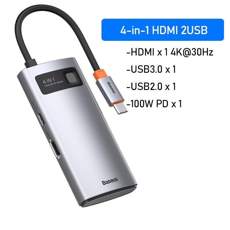 USB C ฮับ Type C เพื่อ HDMI-เข้ากันได้ USB 3.0อะแดปเตอร์8 In 1 Type C ฮับ D Ock สำหรับ MacBook P RO อากาศ USB C S Plitter