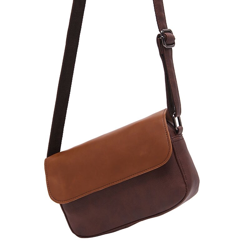 ZARAˉ TRFB men's bag 2023 retro casual shoulder bag trendy brand men's crossbody bag leather flip messenger bag MIZUNO FL PG