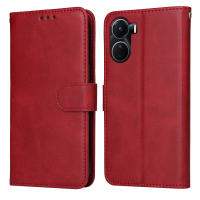 Thinmon for Vivo Y16 4G/Y02S Retro Flip Phone Case Zipper Wallet with Card Slot Phone Case