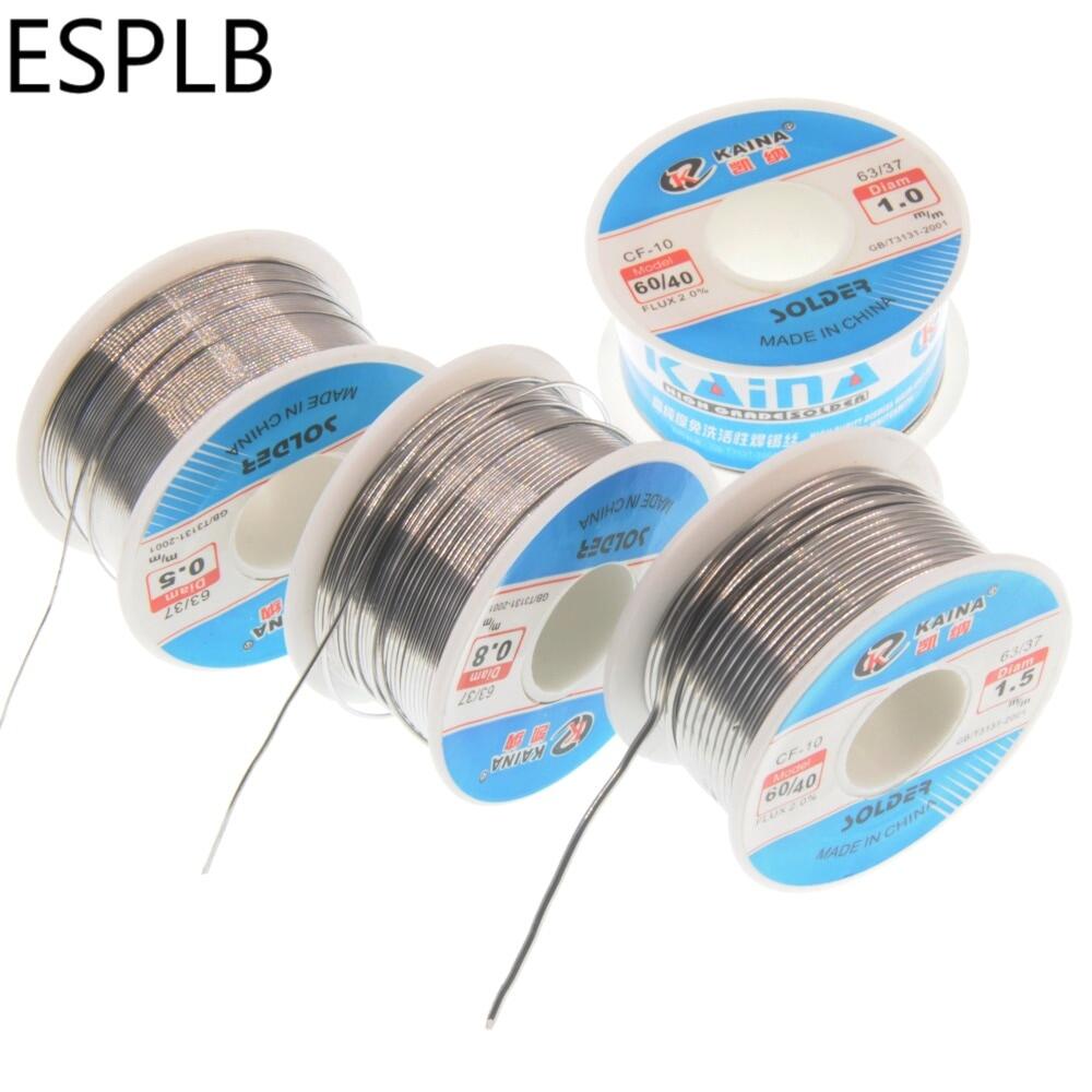 100g dây hàn thiếc 60/40 cf-10 flux 2.0% hàn solding core độ sáng cao nhựa thông 0.5/0.6/0.8/1.0/1.2/1.5/2.0mm đường kính
