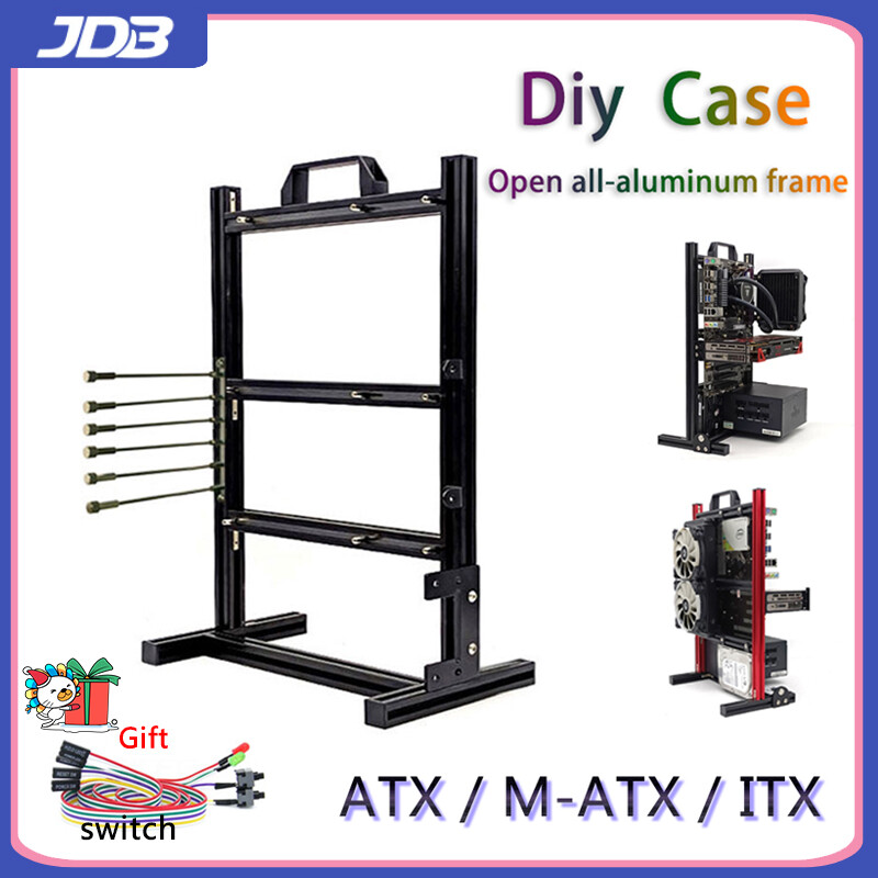 Mở Tất Cả Các-Bằng Nhôm Giá Đỡ, Giá Khung Gầm Tự Làm Khung Gầm Dọc Khung Gầm Trong Suốt Khung Làm Mát Bằng Nước Sáng Tạo Khung Gầm Tự Làm