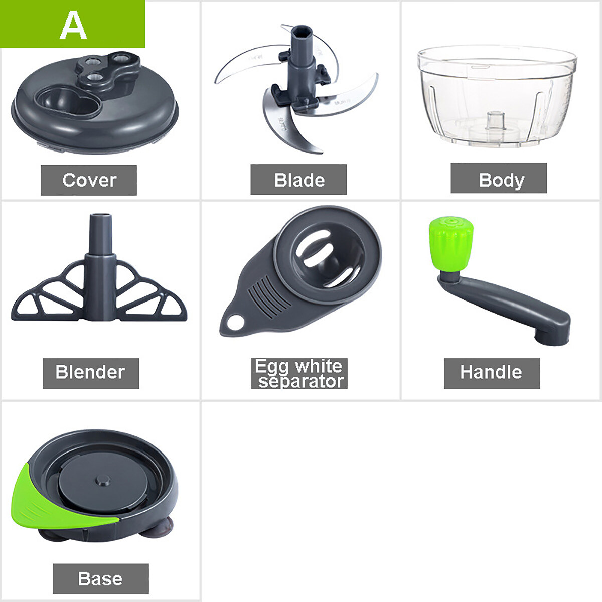 Generic Manual Meat Grinders Vegetable Egg Separator Food Processor